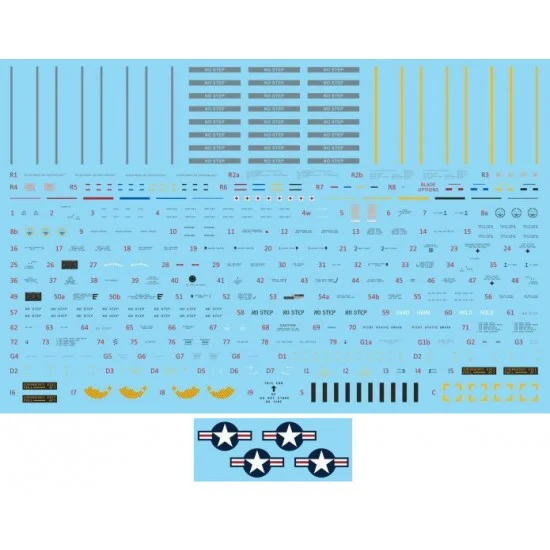 AOA Decals 35-007 1/35 Airframe Data & Markings - USN MH-60S Search, Rescue (SAR)