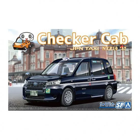 Aoshima 05717 1/24 Toyota NTP10 JPN Taxi '17 Checker Cab - Model Cars