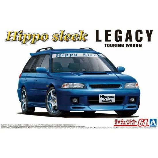 Aoshima 05800 1/24 Subaru Hippo Sleek Bg5 Legacy Touring Wagon 1993 - Model Cars