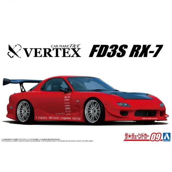Aoshima 05839 1/24 Vertex FD3S RX-7 99 Mazda