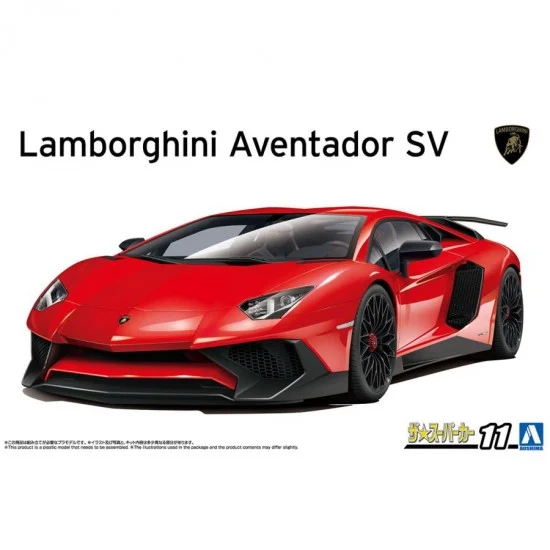 Aoshima 06120 1/24 15 Lamborghini Aventador SV - Model Cars