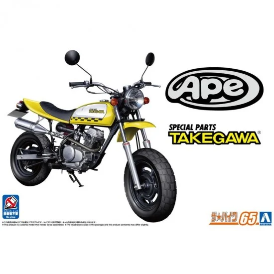 Aoshima 06809 1/12 Honda AC16 APE 50 '06 Custom Takegawa - Model Motorcycles