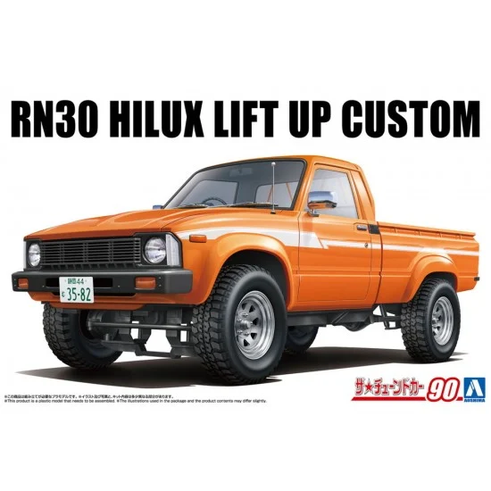 Aoshima 06849 1/24 RN30 HILUX LIFT UP CUSTOM '78 (Toyota) - Model Cars