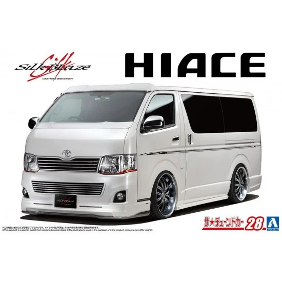 Aoshima 06878 1/24 Silkblaze TRH200V Hi-Ace Ver III '10 (Toyota)