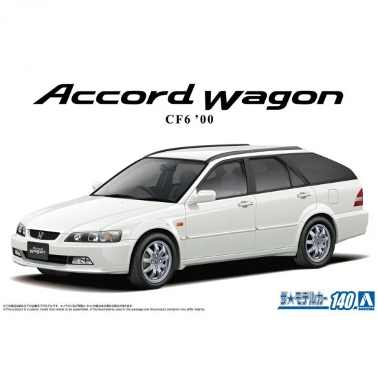 Aoshima 06933 1/24 Honda Cf6 Accord Wagon Vtl '00 - Model Cars