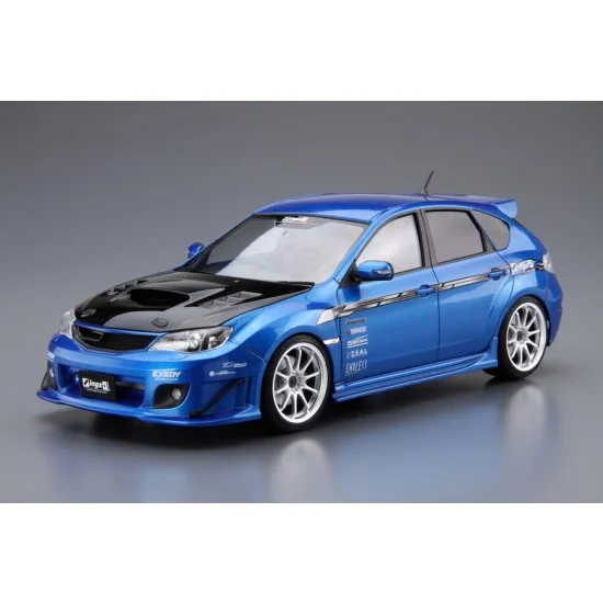 Aoshima 20064 1/24 Subaru INGS GRB ImprezaWRX STI '07 (Tuned Car No.35) - Model Cars