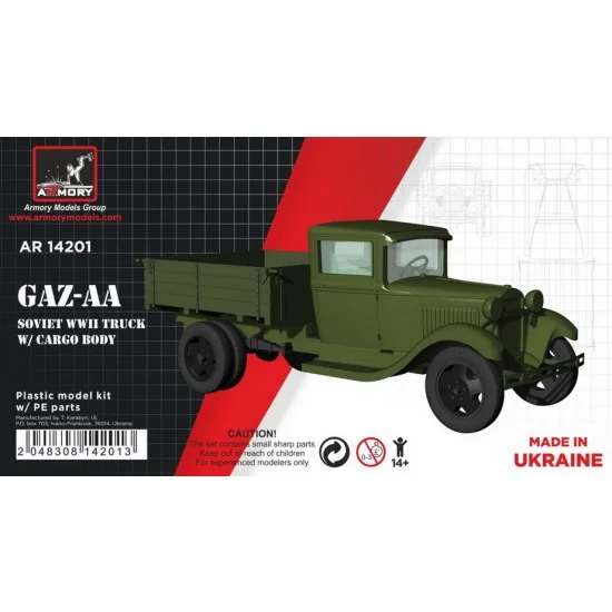 Armory Production 14201 1/144 WWII Soviet Gaz-Aa Cargo Truck