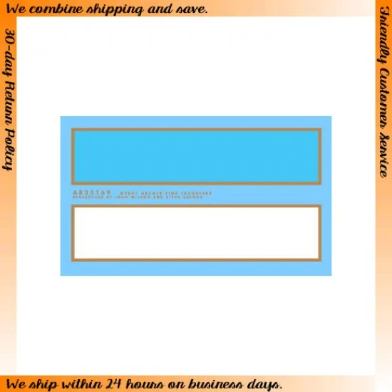 Archer Transfers AR35169BL 1/35 Allied Air Recognition Panels (Fluorescent Blue) - Scenics & Diorama