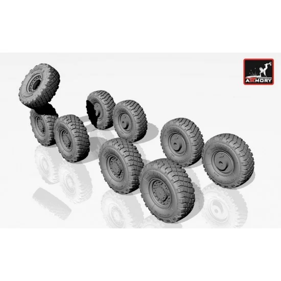 Armory Production AC7300 1/72 Lav-25 Series Wheels w/325/85 R16 XML Tyres for ACE/Trumpeter kits