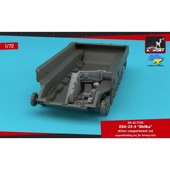 Armory Production AC7358 1/72 ZSU-23-4 "Shilka" Driver Compartment
