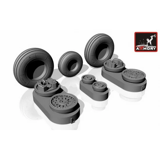 Armory Production AW48019 1/48 Aero L-39 Albatros Wheels