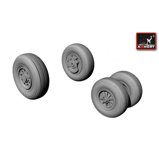 Armory Production AW48304 1/48 F-35C Lightning-II Wheels