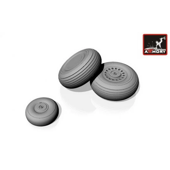 Armory Production AW48308 1/48 Douglas A-20G Boston Wheels (Late)