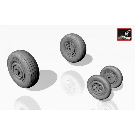 Armory Production AW72014 1/72 Mikoyan MiG-23/23P (Early) Wheels