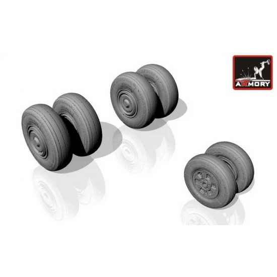 Armory Production AW72023 1/72 Sukhoj Su-24 Fencer Wheels (Early)