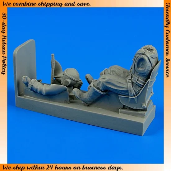 Aerobonus 320059 1/32 RAF Pilot with Seat for Supermarine Spitfire kit - Model Planes