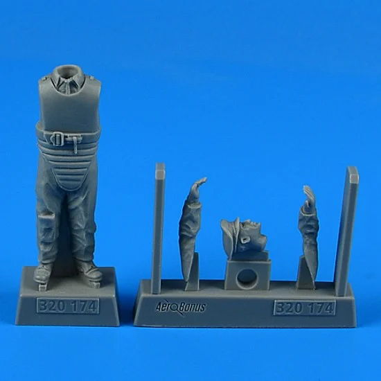 Aerobonus 320174 1/32 WWII USAAF Bomber Crew (8th Arma) - Model Figures