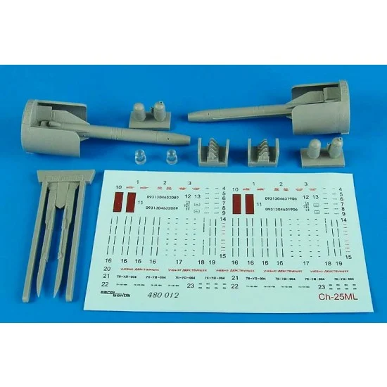 Aerobonus 480012 1/48 CH-25ML (AS-10 Karen) Air-To-Ground Missiles