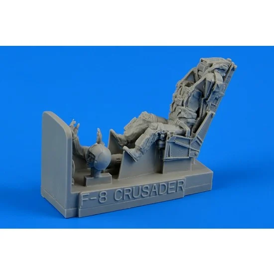 Aerobonus 480075 1/48 US Navy Fighter Pilot with Ejection Seat for Vought F-8E/H/J/K Crusader