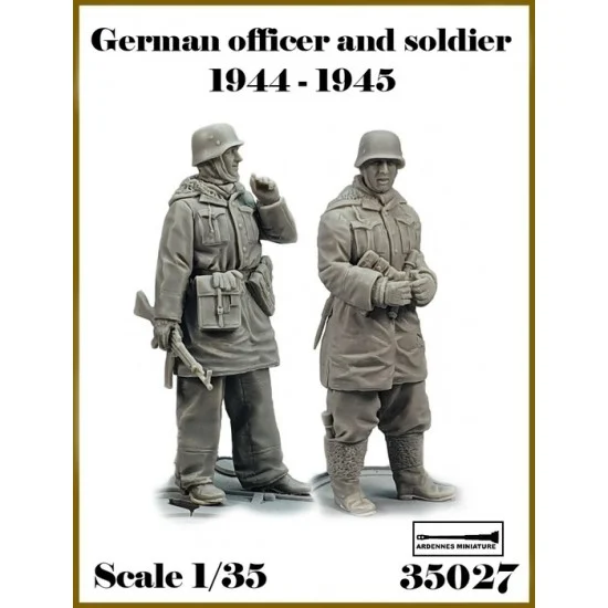 Ardennes Miniature 35027 1/35 German Officer & Soldier 1944-1945 (2 figures)