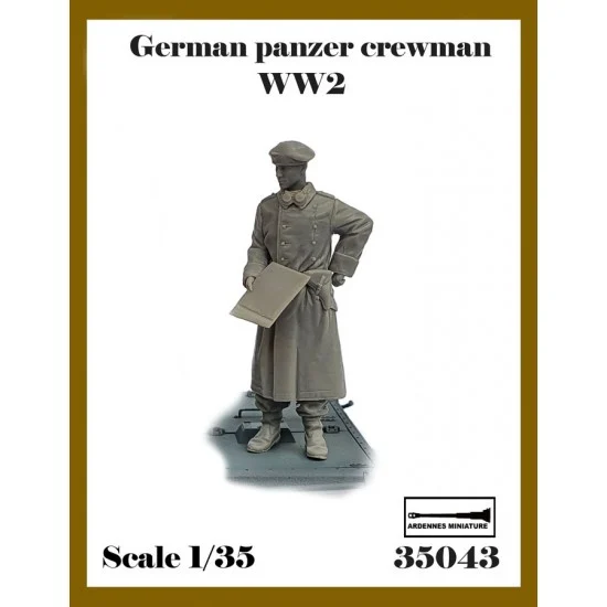 Ardennes Miniature 35043 1/35 WWII German Panzer Crewman - Model Figures