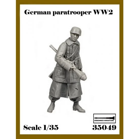 Ardennes Miniature 35049 1/35 WWII German Paratrooper #1 - Model Figures