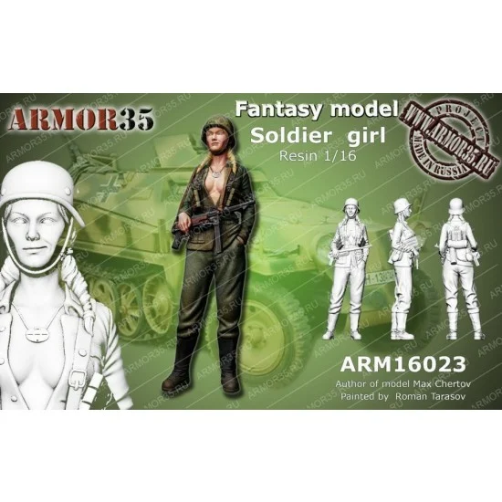Armor35 16023 1/16 Fantasy - German Soldier Girl (resin)