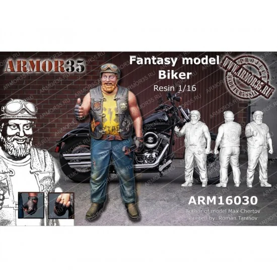 Armor35 16030 1/16 Biker (Resin) - Model Figures
