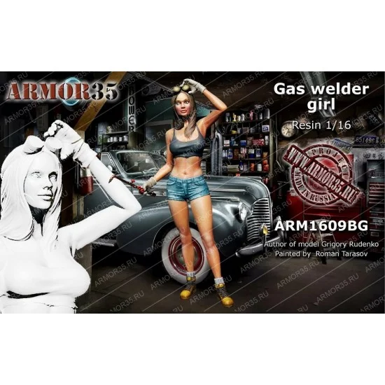 Armor35 1609BG 1/16 Gas Welder Girl - Model Figures
