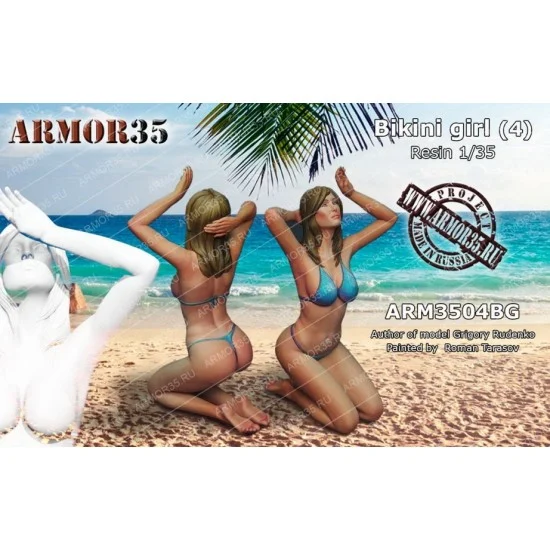 Armor35 3504BG 1/35 Bikini Girl Vol. 4 (resin) - Model Figures