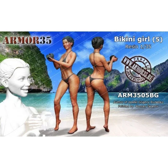 Armor35 3505BG 1/35 Bikini Girl Vol. 5 (resin) - Model Figures