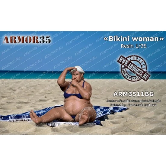 Armor35 3511BG 1/35 Beach - Bikini Woman