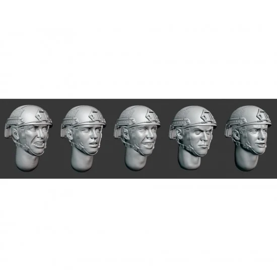 Armor35 356118 1/35 Russian Soldiers Heads (No.1) - Model Figures