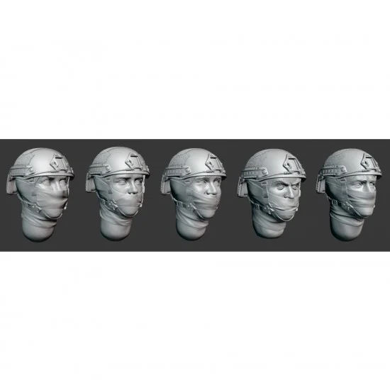 Armor35 356119 1/35 Russian Soldiers Heads (No.2) - Model Figures