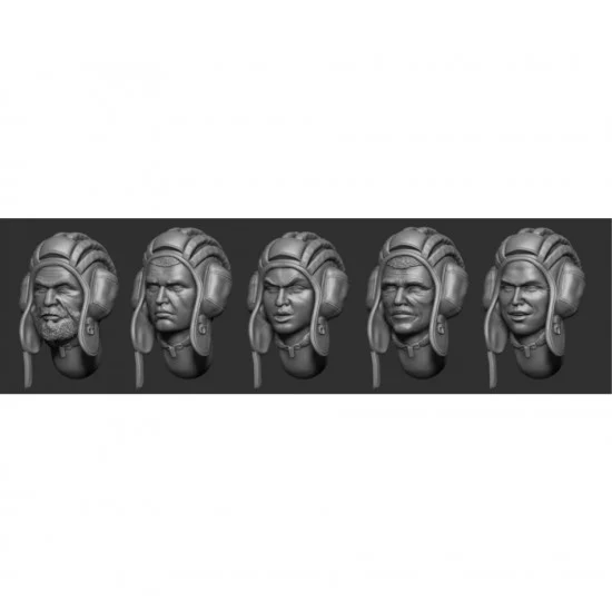 Armor35 356125 1/35 Russian Tank Crews Heads Vol.3 - Model Figures