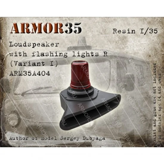 Armor35 35A404 1/35 Loudspeaker with Flashing Lights R (Variant I) - Military Vehicles & Tanks