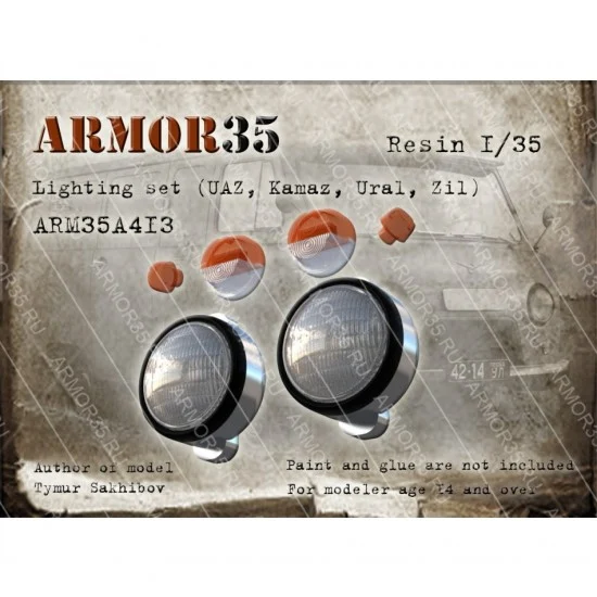 Armor35 35A413 1/35 UAZ/Kamaz/Ural/Zil Lighting Set - Military Vehicles & Tanks