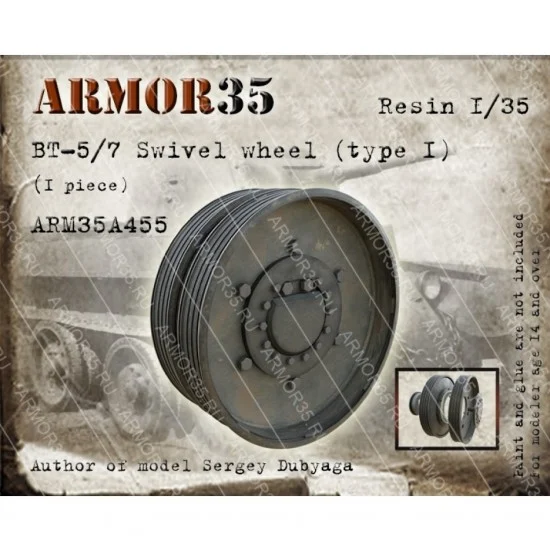 Armor35 35A455 1/35 BT-5/7 Swivel Wheel Type I (1pcs)