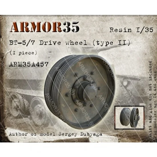 Armor35 35A457 1/35 BT-5/7 Drive Wheel Type II (1pcs)