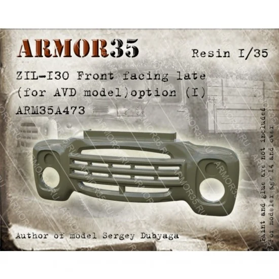 Armor35 35A473 1/35 ZIL-130 Front Facing Late Ver.1 for AVD Models