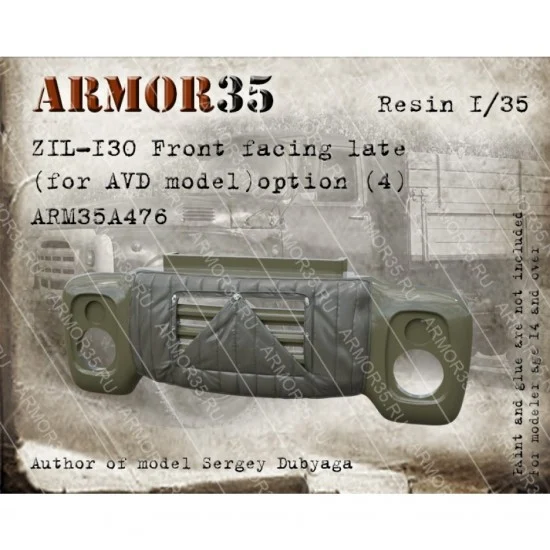 Armor35 35A476 1/35 ZIL-130 Front Facing Late Ver.4 for AVD Models
