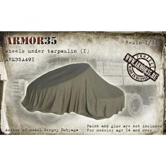 Armor35 35A491 1/35 Wheels Under Tarpaulin #1 - Military Vehicles & Tanks