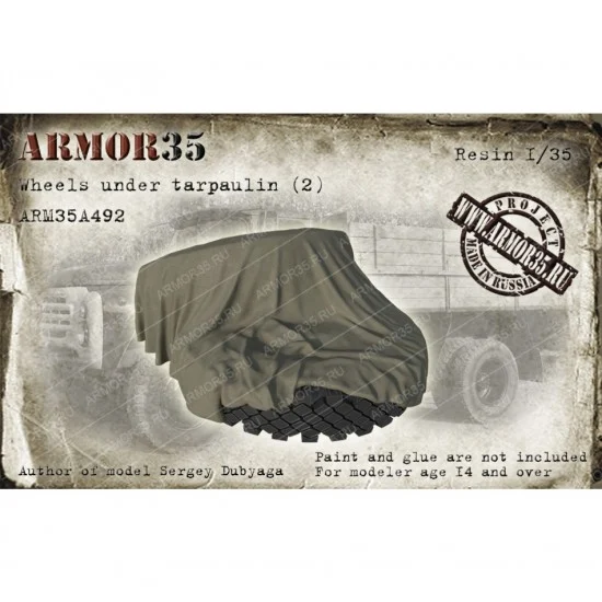 Armor35 35A492 1/35 Wheels Under Tarpaulin #2 - Military Vehicles & Tanks