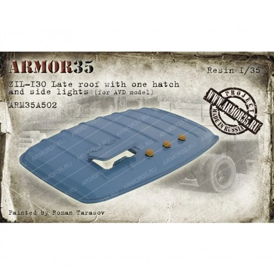 Armor35 35A502 1/35 ZIL-130 Late Roof with One Hatch and Side Lights for AVD Model