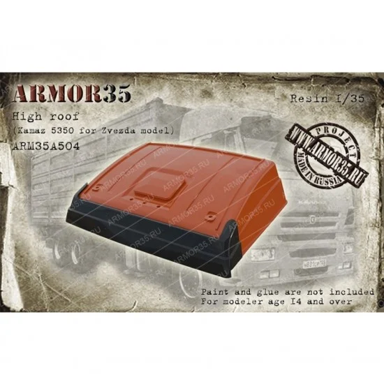 Armor35 35A504 1/35 Kamaz 5350 High Roof for Zvezda kit - Military Vehicles & Tanks