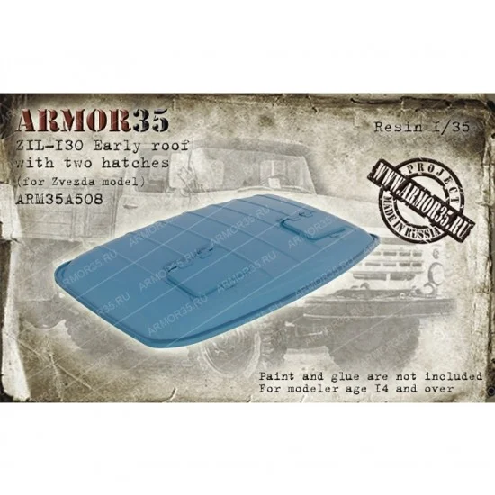 Armor35 35A508 1/35 Zil-130 Early Roof with 2 Hatches for Zvezda kit