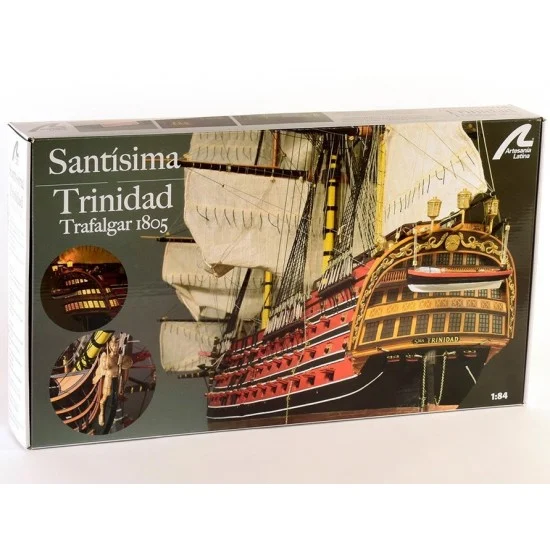 Artesania Latina 22901 1/84 Santisima Trinidad at Trafalgar 1805 Wooden Ship Model Kit - Model Ships & Boats