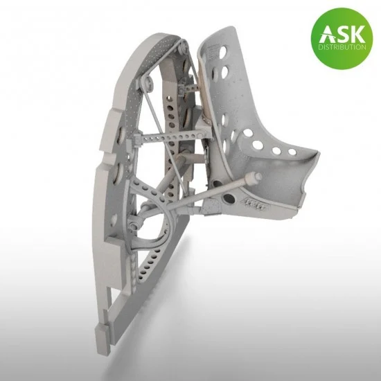 Art Scale Kit A32018 1/32 A6M Bulkhead with Seat In Top Position for Tamiya kit - Model Planes