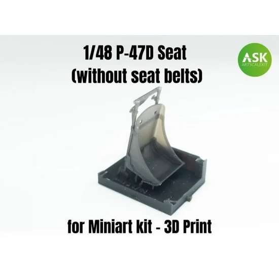 Art Scale Kit A48011 1/48 P-47D Seat (Without Seat Belts) for MiniArt