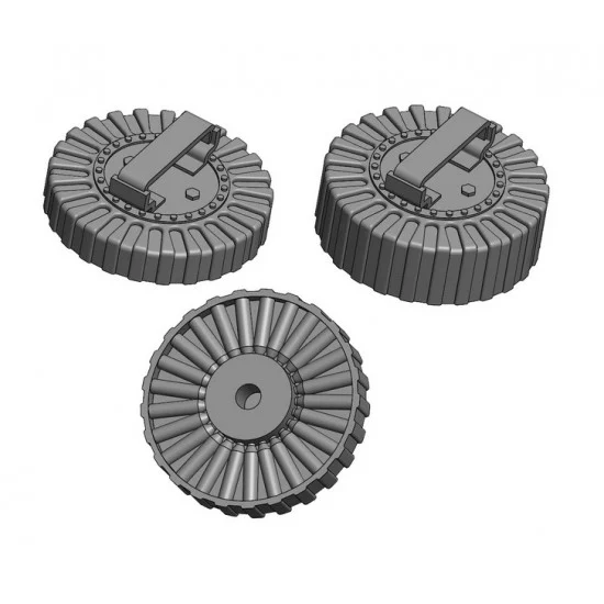 Art Scale Kit A48015 1/48 Lewis Mk.III Ammo Magazines (2 types, 5pcs each) - Model Planes